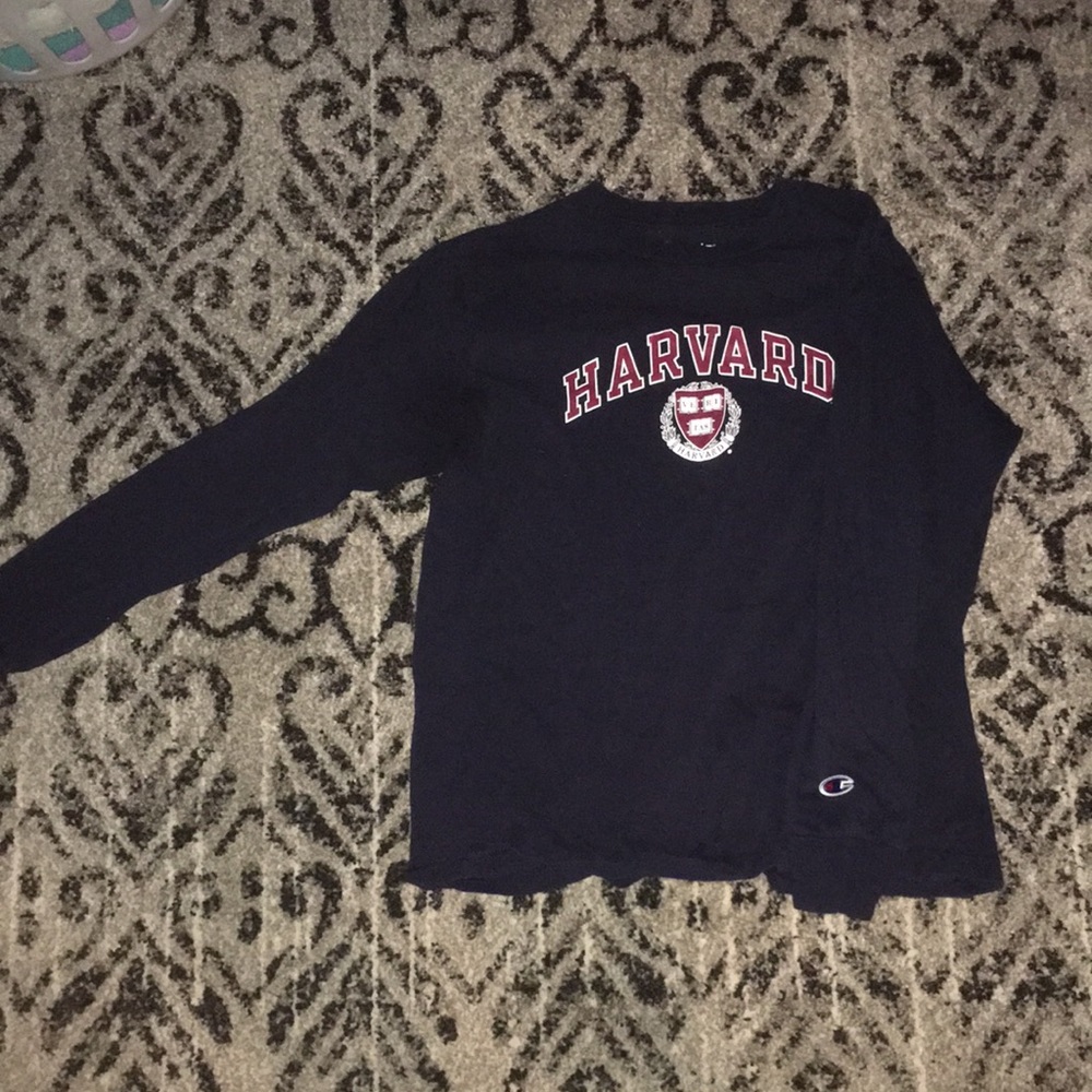 champion size S harvard college tee shirt